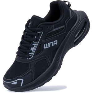 imagePERSOUL Women Running Shoes Athletic Tennis Sneakers Lightweight Air Cushion Mesh Breathable Walking Workout Jogging Gym Women ShoesAllblack
