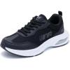 imagePERSOUL Women Running Shoes Air Athletic Tennis Sneakers Lightweight Walking Workout Jogging Gym Non Slip FootwearBlack