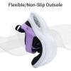 imagePERSOUL Girls Air Running Shoes Boys Kids Child Slip On Walking Comfort Tennis Sneakers Athletic Lightweight Shoes BlackPurple Size Little Kid 25