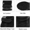 imagePERSOUL Kids Shoes for Boys Girls Children Tennis Sports Athletic School Running SneakersBlack