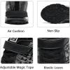 imagePERSOUL Kids Shoes for Boys Girls Children Tennis Sports Athletic School Running SneakersBlack Grey
