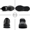 imagePERSOUL Kids Shoes for Boys Girls Children Tennis Sports Athletic School Running SneakersBlack Grey