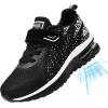 imagePERSOUL Kids Shoes for Boys Girls Children Tennis Sports Athletic School Running SneakersBlack1