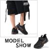 imagePERSOUL Kids Shoes for Boys Girls Children Tennis Sports Athletic School Running SneakersBlackorange