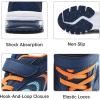 imagePERSOUL Kids Shoes for Boys Girls Children Tennis Sports Athletic School Running SneakersBlueorange 1