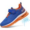 imagePERSOUL Kids Shoes for Boys Girls Children Tennis Sports Athletic School Running SneakersBlueorange