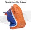 imagePERSOUL Kids Shoes for Boys Girls Children Tennis Sports Athletic School Running SneakersBlueorange