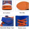 imagePERSOUL Kids Shoes for Boys Girls Children Tennis Sports Athletic School Running SneakersBlueorange