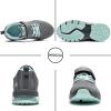 imagePERSOUL Kids Shoes for Boys Girls Children Tennis Sports Athletic School Running SneakersDark Grey Green