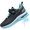 imagePERSOUL Kids Shoes for Boys Girls Children Tennis Sports Athletic School Running SneakersGreyblue