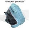 imagePERSOUL Kids Shoes for Boys Girls Children Tennis Sports Athletic School Running SneakersGreyblue