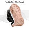 imagePERSOUL Kids Shoes for Boys Girls Children Tennis Sports Athletic School Running SneakersPeachblack