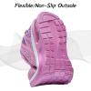 imagePERSOUL Kids Shoes for Boys Girls Children Tennis Sports Athletic School Running SneakersPink1