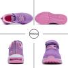 imagePERSOUL Kids Shoes for Boys Girls Children Tennis Sports Athletic School Running SneakersPinkpurple