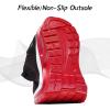 imagePERSOUL Kids Shoes for Boys Girls Children Tennis Sports Athletic School Running SneakersRed2