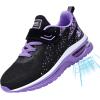 imagePERSOUL Kids Shoes for Boys Girls Children Tennis Sports Athletic School Running SneakersViolet1