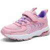 imagePERSOUL Kids Shoes for Boys Girls Children Tennis Sports Athletic School Running SneakersPinkpurple 1