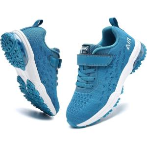 imagePERSOUL Kids Shoes for Boys Girls Children Tennis Sports Athletic School Running SneakersBlue