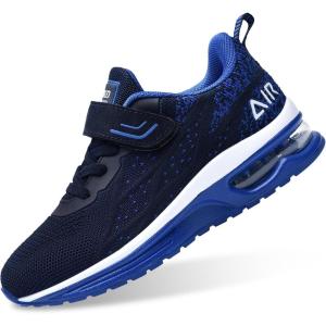 imagePERSOUL Kids Shoes for Boys Girls Children Tennis Sports Athletic School Running SneakersBlue1