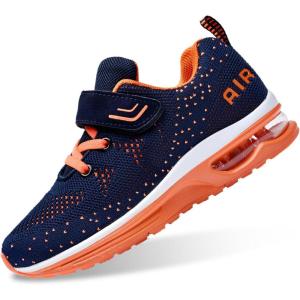 imagePERSOUL Kids Shoes for Boys Girls Children Tennis Sports Athletic School Running SneakersOrange2