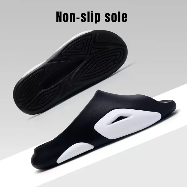 Cloud Slides for Women and Men Pillow Slippers Adjustable Strap Non-Slip Comfort Sandals for Bathroom Shower