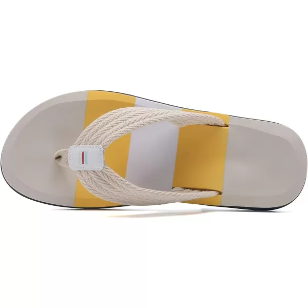 WateLves Mens-Flip-Flops-Thong-Sandals-with-Arch-Support Lightweight-Water-Shoes Open-Toe Comfort Summer-Beach-Slippers for Pool-Showers-Dorms Indoor-Outdoor