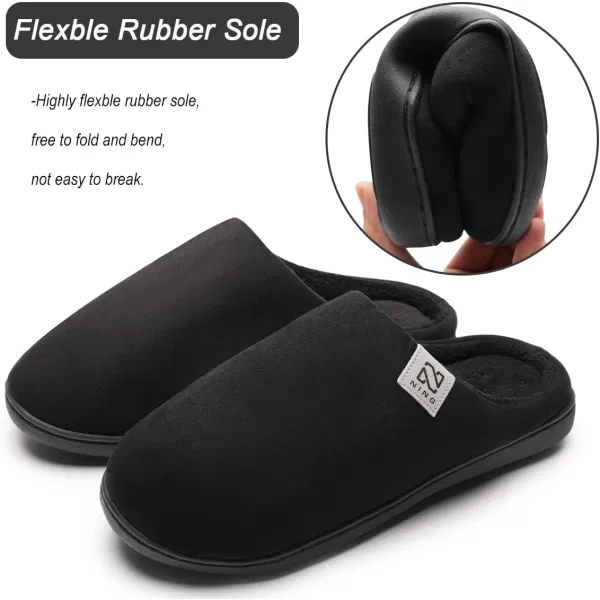 WateLves Men's and Women's Classic Memory Foam Slippers Comfort Plush Lining House Shoes for Indoor &amp; Outdoor