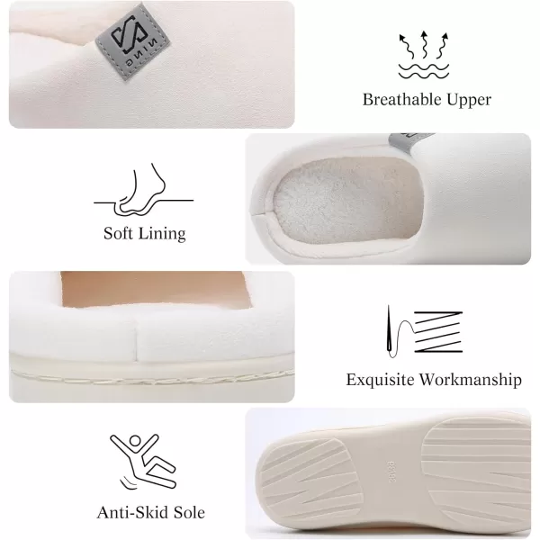 WateLves Men's and Women's Classic Memory Foam Slippers Comfort Plush Lining House Shoes for Indoor &amp; Outdoor