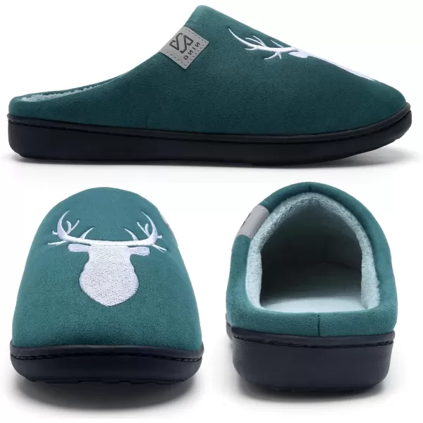 WateLves Men's and Women's Classic Memory Foam Slippers Comfort Plush Lining House Shoes for Indoor &amp; Outdoor