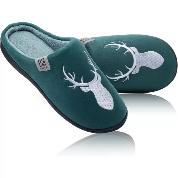 WateLves Men's and Women's Classic Memory Foam Slippers Comfort Plush Lining House Shoes for Indoor &amp; Outdoor