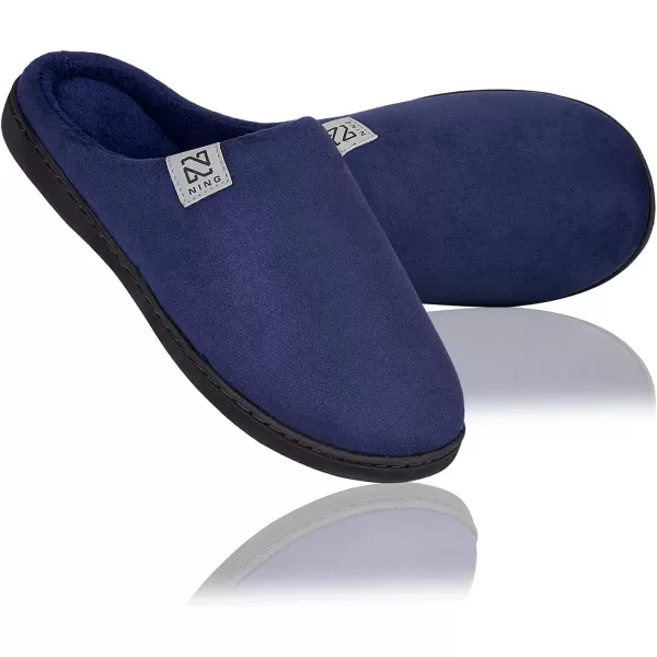 WateLves Men's and Women's Classic Memory Foam Slippers Comfort Plush Lining House Shoes for Indoor &amp; Outdoor