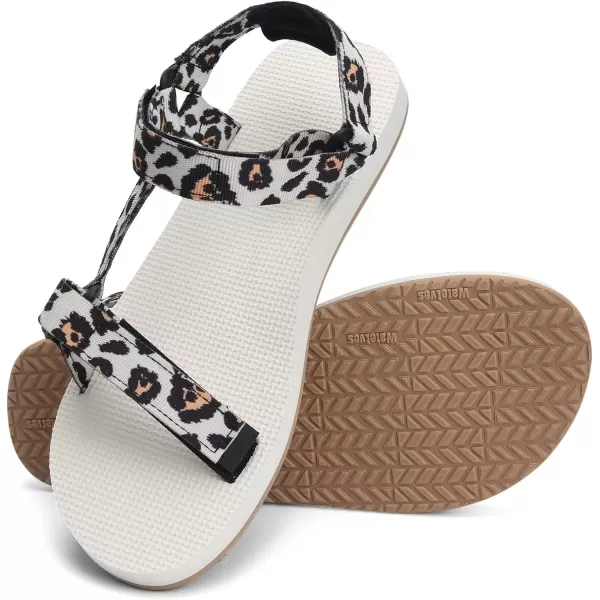 WateLves Womens-Sport-Sandals Outdoor-Hiking-with-Arch-Support Comfortable Webbing-Water-Athletic Beach-Shoes for Travel-Walking-Trekking-Camping
