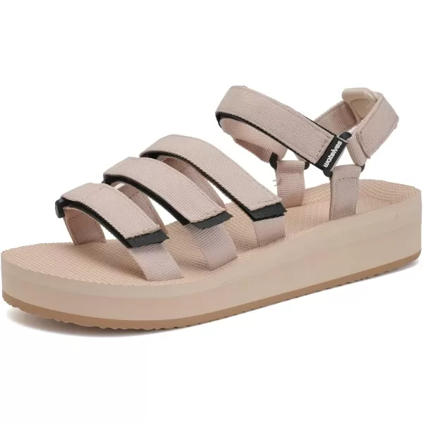 WateLves Womens-Sport-Sandals Outdoor-Hiking-with-Arch-Support Comfortable Webbing-Water-Athletic Beach-Shoes for Travel-Walking-Trekking-Camping