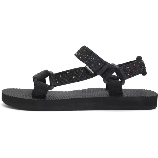 WateLves Womens-Sport-Sandals Outdoor-Hiking-with-Arch-Support Comfortable Webbing-Water-Athletic Beach-Shoes for Travel-Walking-Trekking-Camping