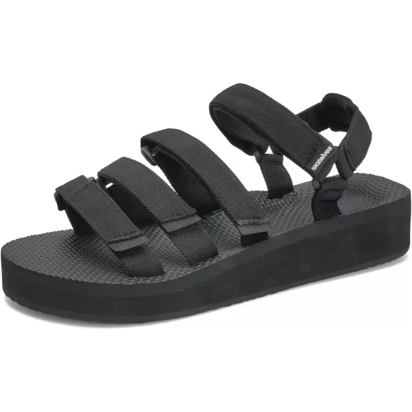 WateLves Womens-Sport-Sandals Outdoor-Hiking-with-Arch-Support Comfortable Webbing-Water-Athletic Beach-Shoes for Travel-Walking-Trekking-Camping