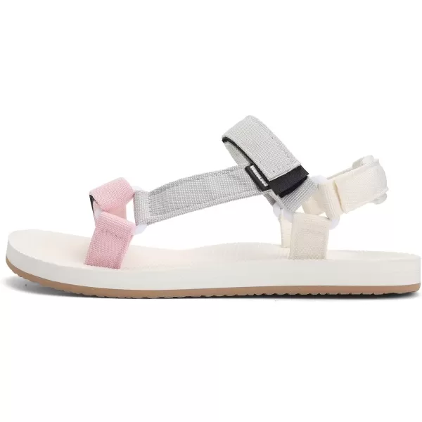 WateLves Womens-Sport-Sandals Outdoor-Hiking-with-Arch-Support Comfortable Webbing-Water-Athletic Beach-Shoes for Travel-Walking-Trekking-Camping