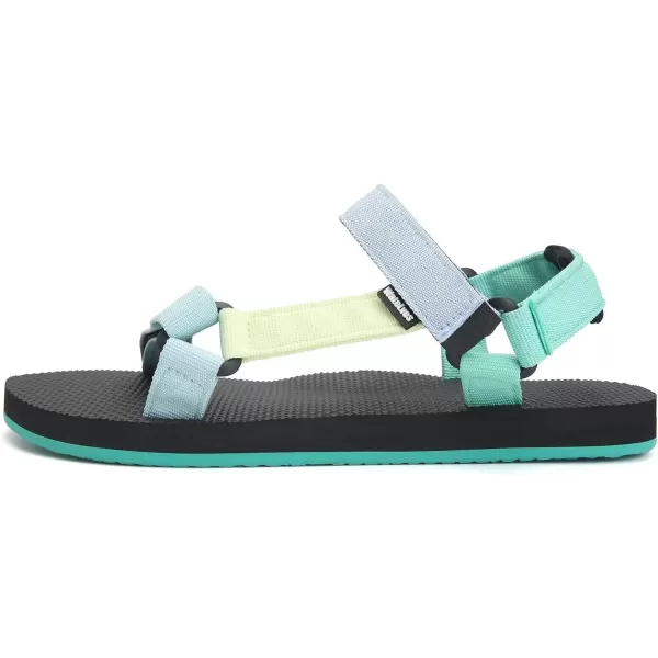 WateLves Womens-Sport-Sandals Outdoor-Hiking-with-Arch-Support Comfortable Webbing-Water-Athletic Beach-Shoes for Travel-Walking-Trekking-Camping