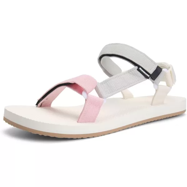 WateLves Womens-Sport-Sandals Outdoor-Hiking-with-Arch-Support Comfortable Webbing-Water-Athletic Beach-Shoes for Travel-Walking-Trekking-Camping