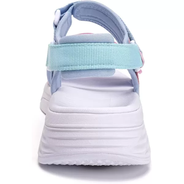 WateLves Womens-Sport-Sandals Outdoor-Hiking-with-Arch-Support Comfortable Webbing-Water-Athletic Beach-Shoes for Travel-Walking-Trekking-Camping