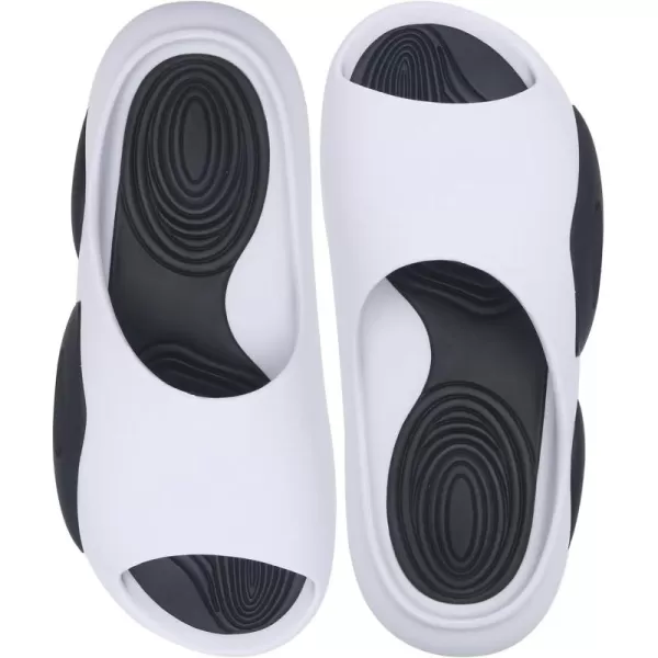 Cloud Slides for Women and Men Pillow Slippers Adjustable Strap Non-Slip Comfort Sandals for Bathroom Shower