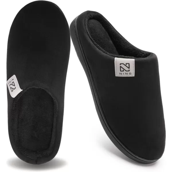 WateLves Men's and Women's Classic Memory Foam Slippers Comfort Plush Lining House Shoes for Indoor &amp; Outdoor