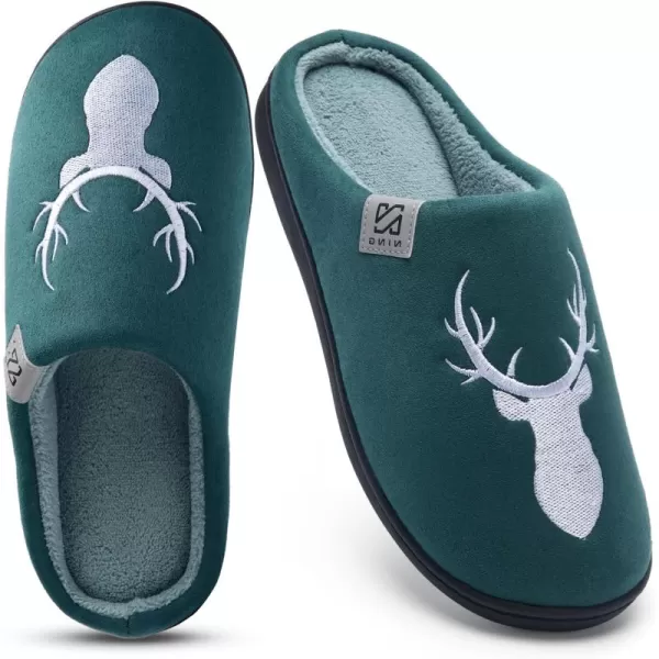 WateLves Men's and Women's Classic Memory Foam Slippers Comfort Plush Lining House Shoes for Indoor &amp; Outdoor