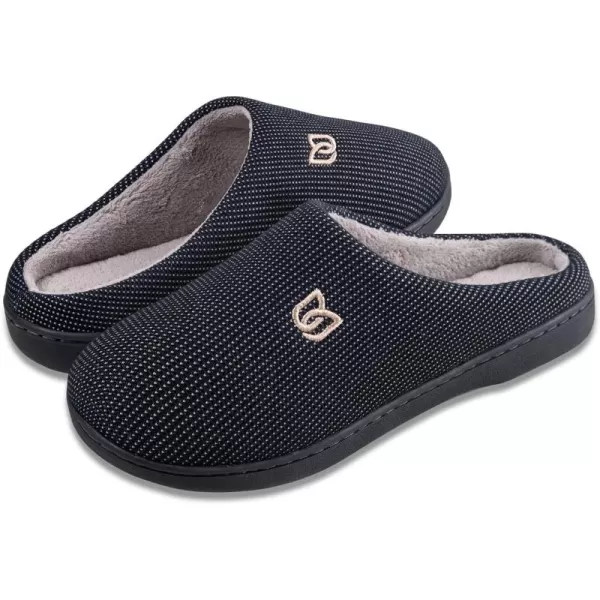 WateLves Men's and Women's Classic Memory Foam Slippers Comfort Plush Lining House Shoes for Indoor &amp; Outdoor
