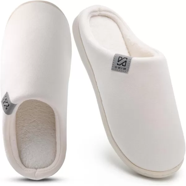 WateLves Men's and Women's Classic Memory Foam Slippers Comfort Plush Lining House Shoes for Indoor &amp; Outdoor