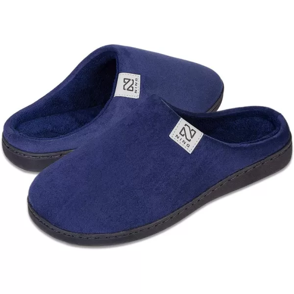 WateLves Men's and Women's Classic Memory Foam Slippers Comfort Plush Lining House Shoes for Indoor &amp; Outdoor