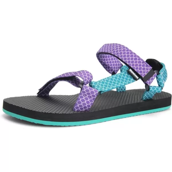 WateLves Womens-Sport-Sandals Outdoor-Hiking-with-Arch-Support Comfortable Webbing-Water-Athletic Beach-Shoes for Travel-Walking-Trekking-Camping