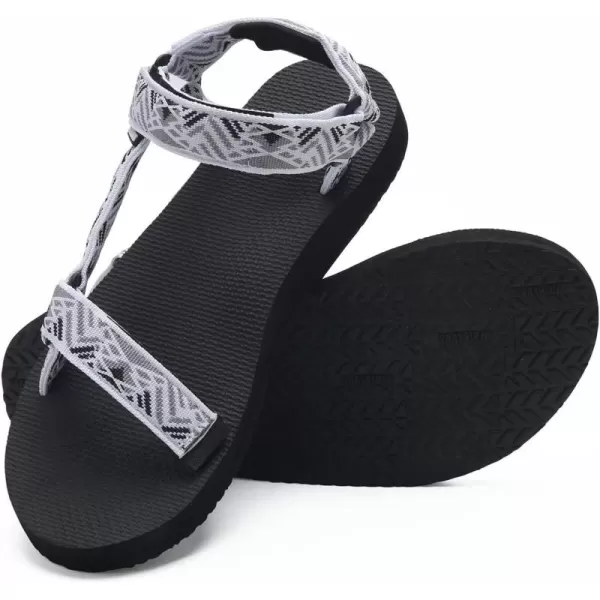 WateLves Womens-Sport-Sandals Outdoor-Hiking-with-Arch-Support Comfortable Webbing-Water-Athletic Beach-Shoes for Travel-Walking-Trekking-Camping