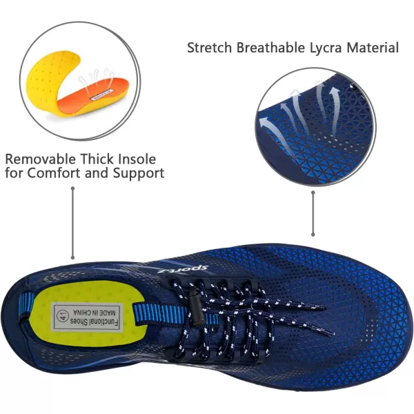 WateLves Water Shoes Mens Womens Beach Swim Shoes Quick-Dry Aqua Socks Pool Shoes for Surf Yoga Water Aerobics