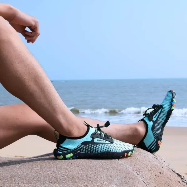WateLves Water Shoes Mens Womens Beach Swim Shoes Quick-Dry Aqua Socks Pool Shoes for Surf Yoga Water Aerobics