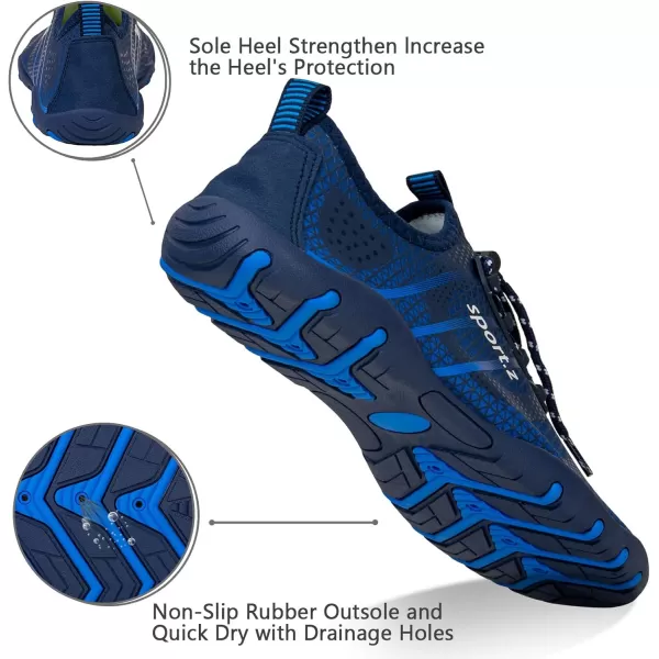 WateLves Water Shoes Mens Womens Beach Swim Shoes Quick-Dry Aqua Socks Pool Shoes for Surf Yoga Water Aerobics
